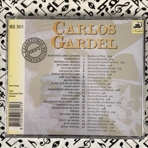 NWT Carlos Gardel CD. - Picture 2 of 3
